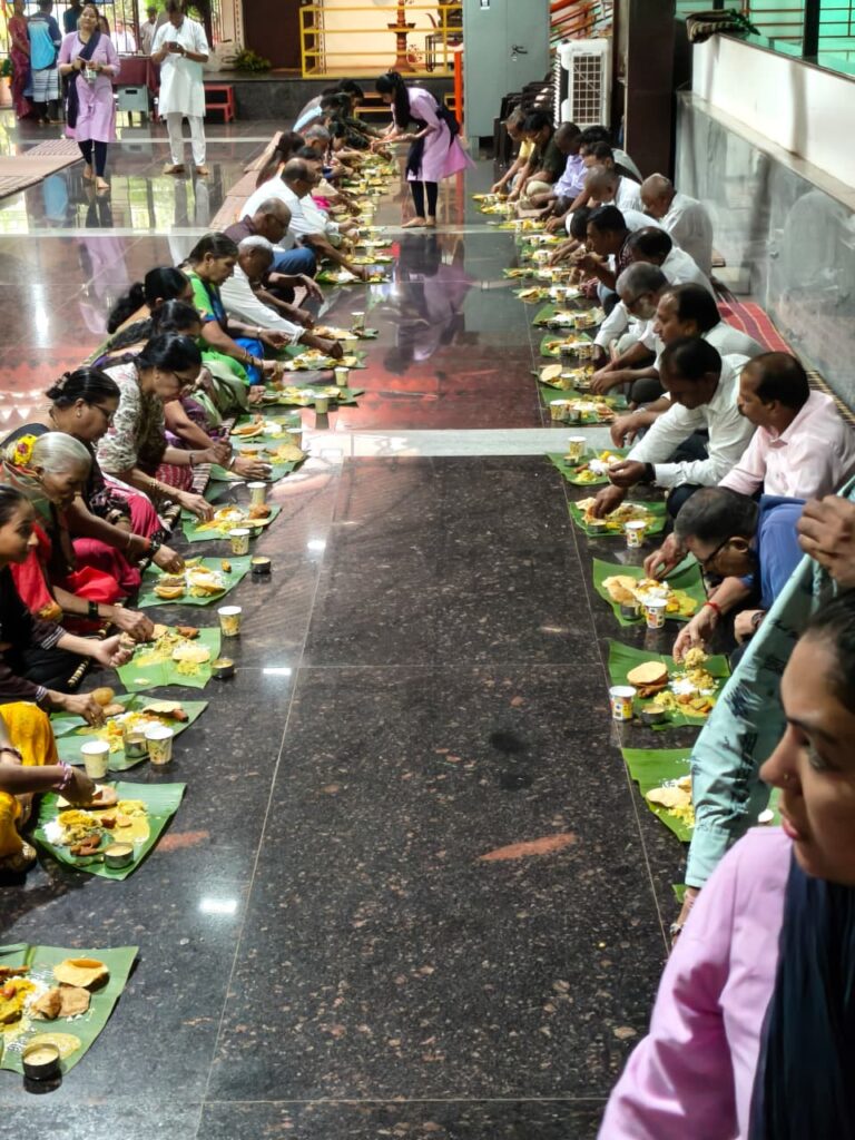 Snehabhojan on the Auspicious Occasion of Shravan